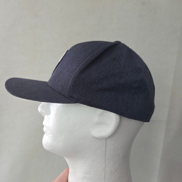 Ariat Flexfit Mens L XL Navy Blue Baseball Cap Hat "Headwear" Logo - Picture 3 of 9